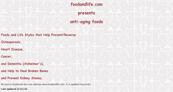 Desktop Screenshot of foodandlife.com